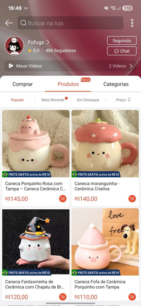 aghostcity's tweet photo. oi amigos que gostam de canecas fofas comprem as canecas da minha miga livia comprem imediatamente‼️ https://t.co/y4FIKraozf