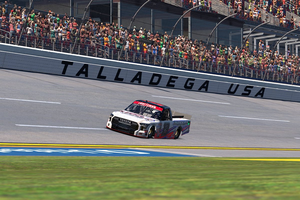 We are getting ready to go tonight at Talladega for the Outlaws Sim Series!! Last time here, we brought it home 2nd. Let's do one spot better tonight!

Watch the race live on the Sim Racing Media YouTube Channel.