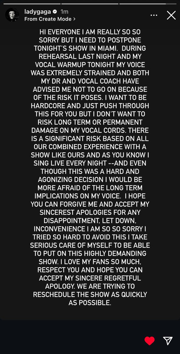 Oh mother take your time we love you dont ever apologize for your health🥹