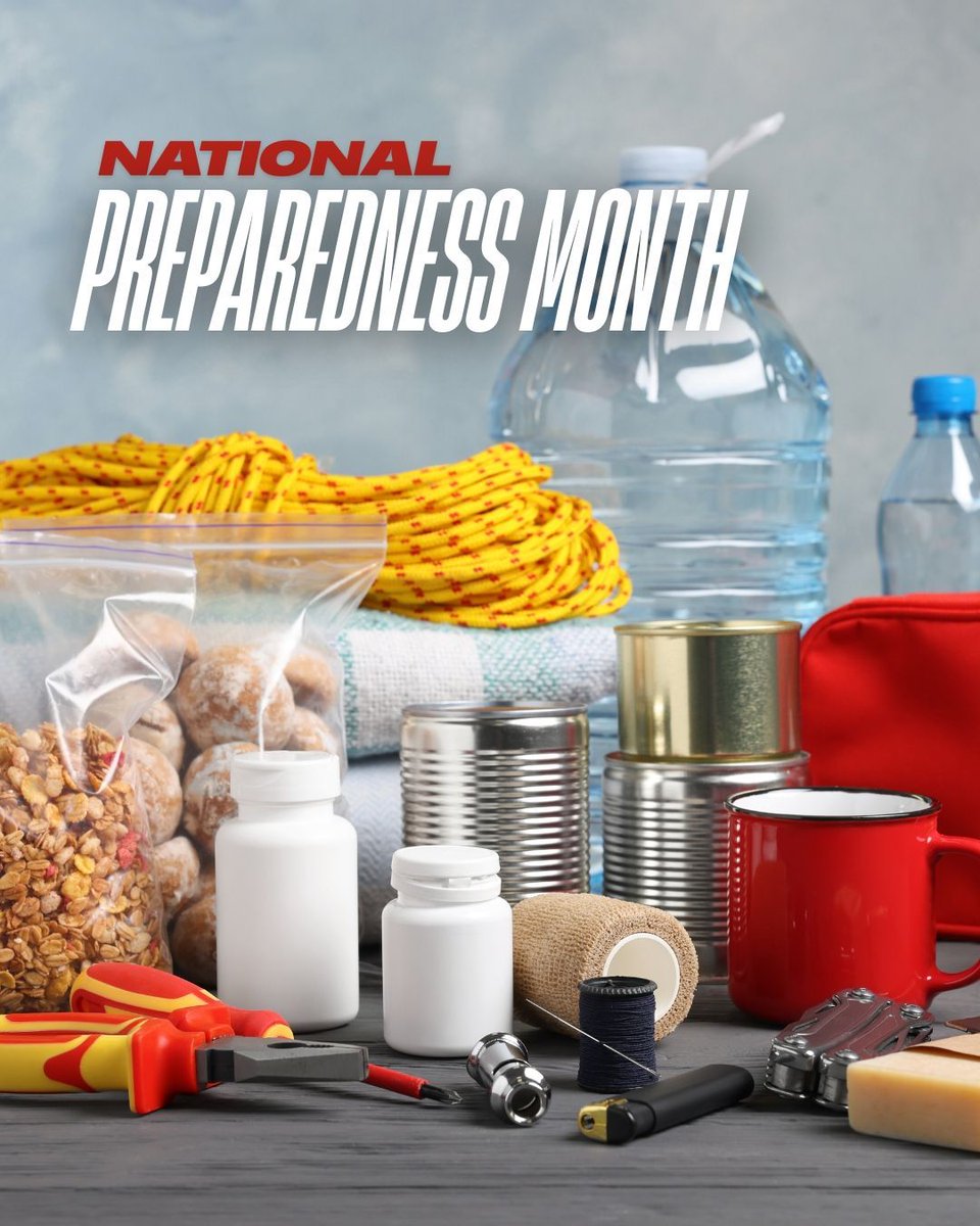 September is National Preparedness Month – a great reminder to take a few simple steps to keep you and your loved ones safe in an emergency.