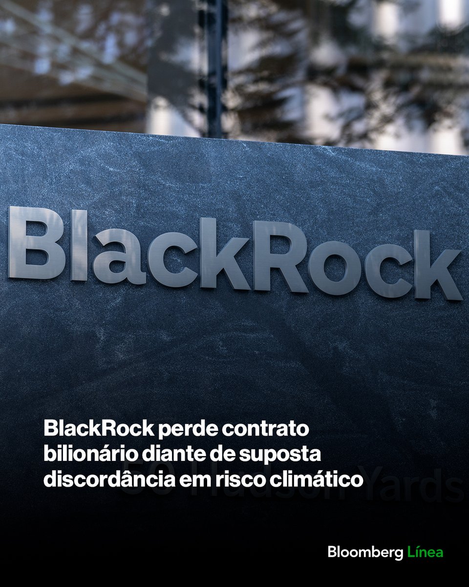 BloombergLineaB's tweet image. BlackRock perde contrato bilionário diante de suposta discordância em risco climático. Saiba mais: bit.ly/47qRP9t

#negócios #bilionário #Holanda #gestora