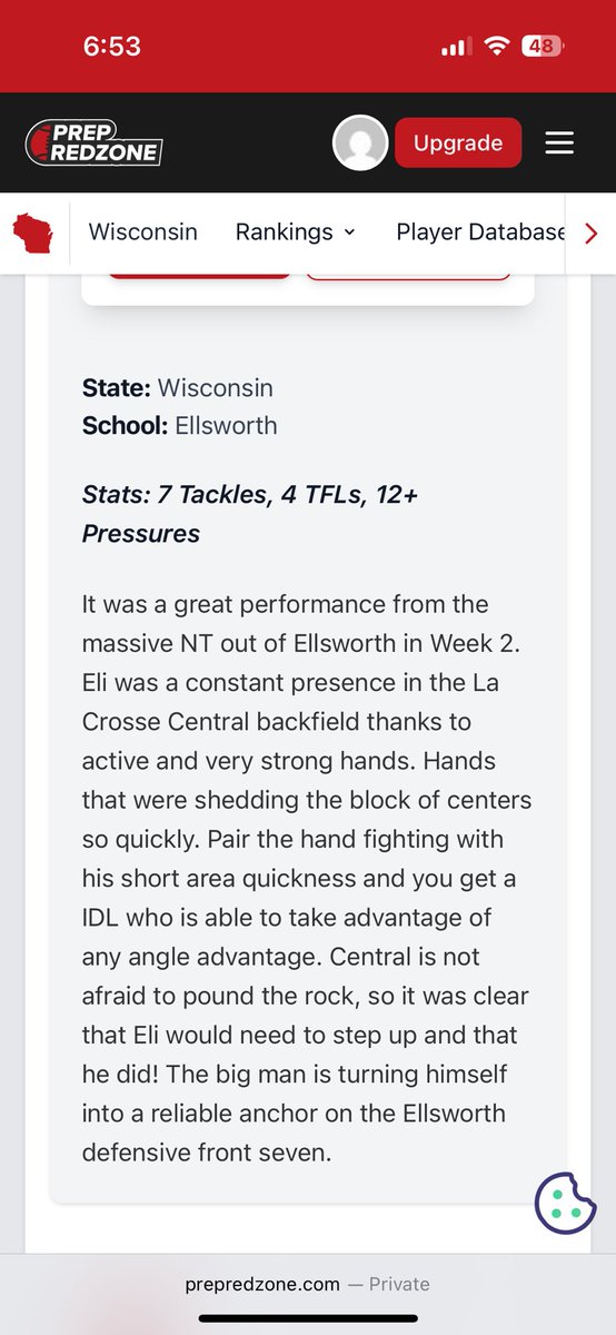 #AGTG Huge thanks to <a href="/MJ_NFLDraft/">Mark Johnson</a> for the write up, can’t wait to get back on the field this Friday!!!! <a href="/CoachOJ_/">Jerry Olszewski</a> <a href="/coachscholten/">Kelly Scholten</a> <a href="/CoachHenning75/">Chad Henning</a> <a href="/CoachJBRob/">Jack Robinson</a> <a href="/Coach_Dill/">Trey Dill</a> <a href="/CoachGreenie/">CoachGreenie</a> <a href="/PrepRedzoneWI/">Prep Redzone Wisconsin</a> <a href="/CoachSipple/">Mark Sipple</a> <a href="/CoachBRSmith1/">Brandon Smith</a>