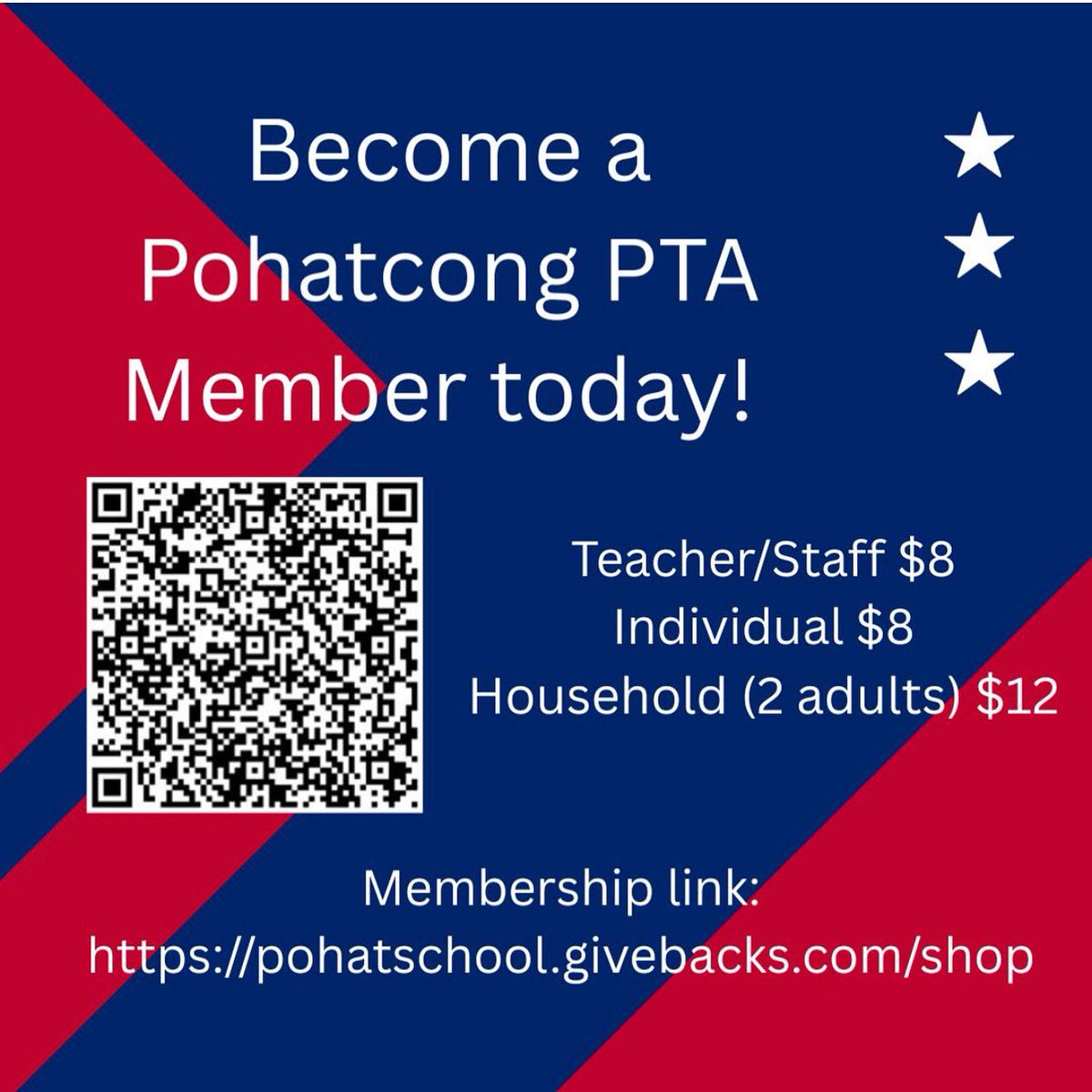 Help support the Pohat PTA by becoming a member using the link below. All proceeds help fund our yearly activities for the students and staff. ❤️💙

pohatschool.givebacks.com/shop