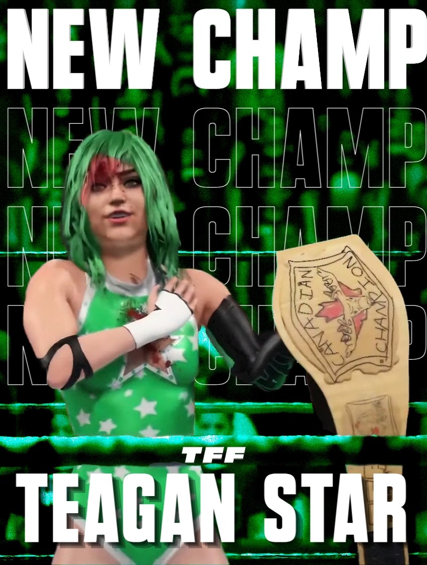 CRAZYJOE2K (@crazyjoe2k) on Twitter photo Shes a Goddamn Star alright, And Now Shes THE NEW #WatchTFF CANADIAN CHAMPION <a href="/TeaganMania/">Teagan Star</a>
Thank god she beat <a href="/aaroncantmosh/">aaron (can't mosh) ๐๏ธ</a> now I can respect the cardboard strap Shes a Goddamn Star alright, And Now Shes THE NEW #WatchTFF CANADIAN CHAMPION <a href="/TeaganMania/">Teagan Star</a>
Thank god she beat <a href="/aaroncantmosh/">aaron (can't mosh) ๐๏ธ</a> now I can respect the cardboard strap