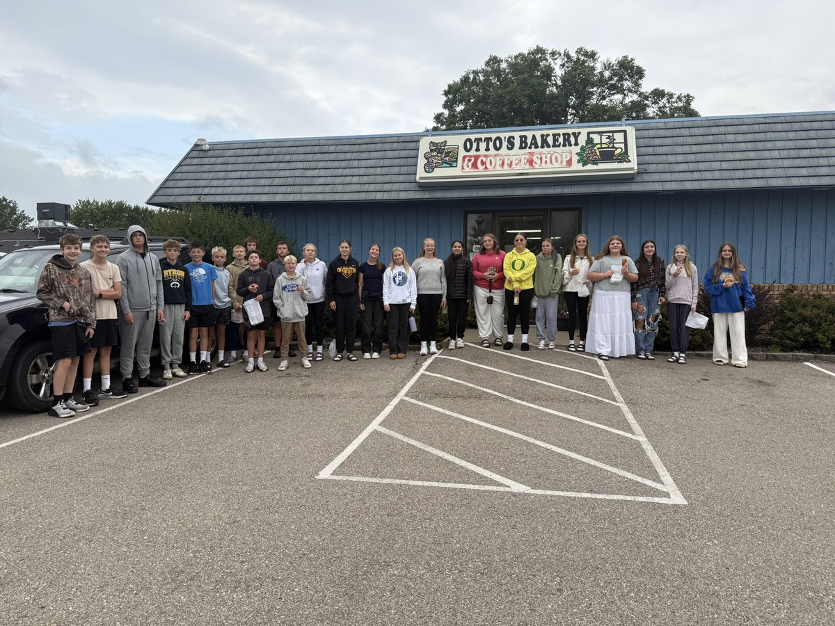 Outdoor Adventures 8 - had a great time geocaching! Students put their navigation skills to the test. To top it off, they cashed in on some well-earned donuts because adventure is always sweeter with a treat! <a href="/ByronBears/">Byron Public Schools</a> <a href="/ByronMSBears/">Byron Middle School</a> #Ottos