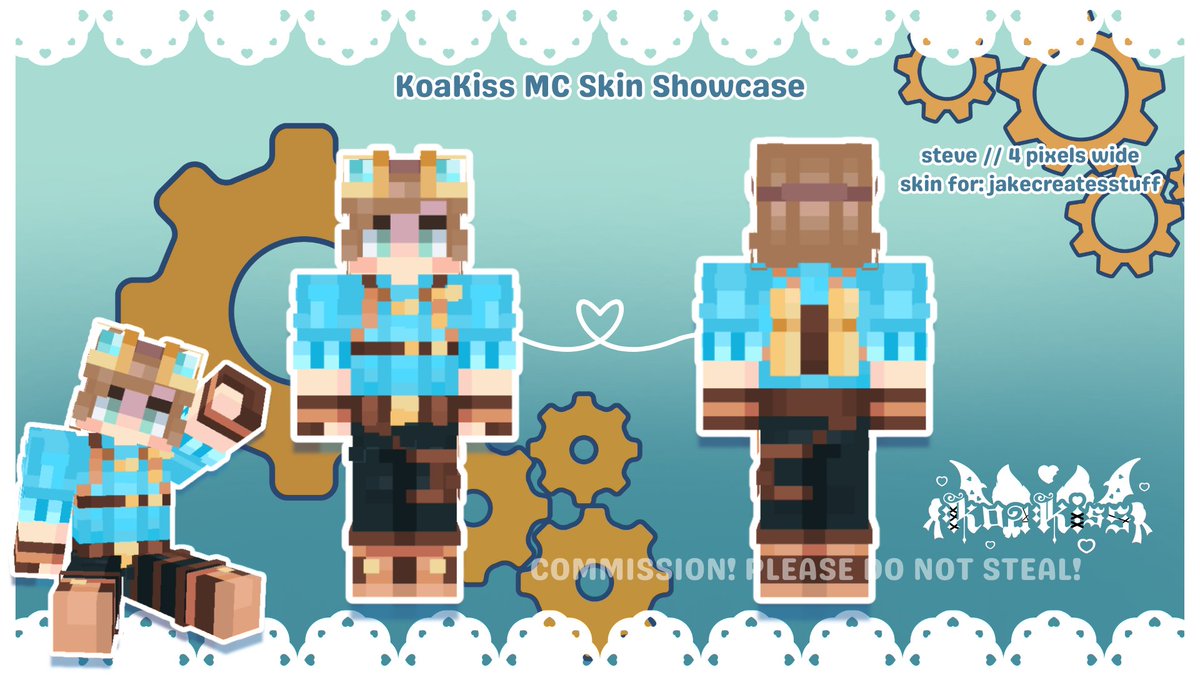 #VGenComm for <a href="/JakesCreating/">Jake Creates ⚙️</a> ⚙️!

Thank you so much for your commission! I hope you like it, I had so much fun making it!!   ♪(´▽｀)