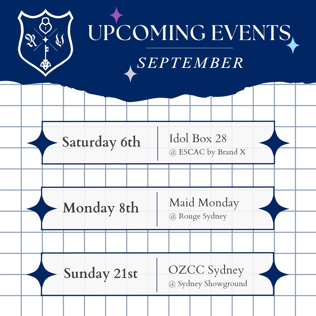 Our save the dates have been revealed~✦ See you soon!