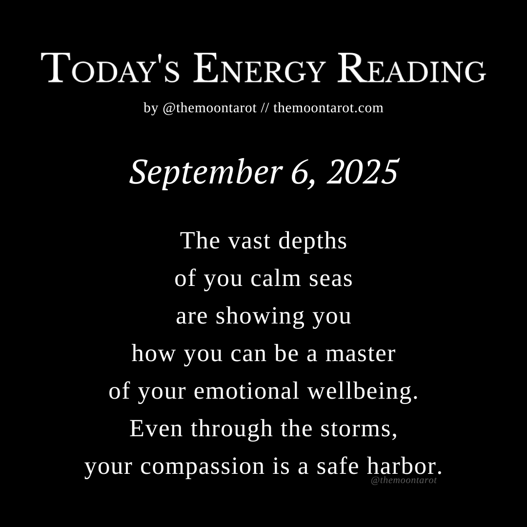themoontarot_'s tweet photo. Today's Energy Reading: September 6, 2025 https://t.co/o1E5yzJ7eX