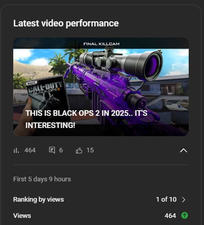 itsyear_'s tweet photo. Ik i did a bo2 in 2025 but ty for the support last vid since this one was almost 2 years ago crazy to think about. Expect more on the way TRUST! https://t.co/VTKkcXz3bP