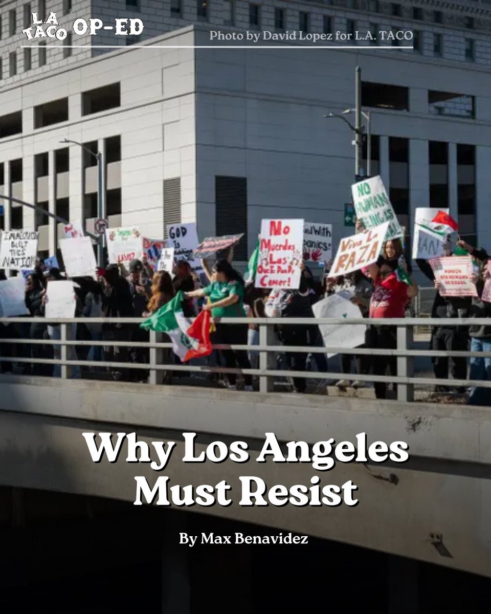 If democracy is to survive, it must be defended where it is most under attack. And today, that place is here.

By Max Benavidez

Full story: lataco.com/resistance-los…