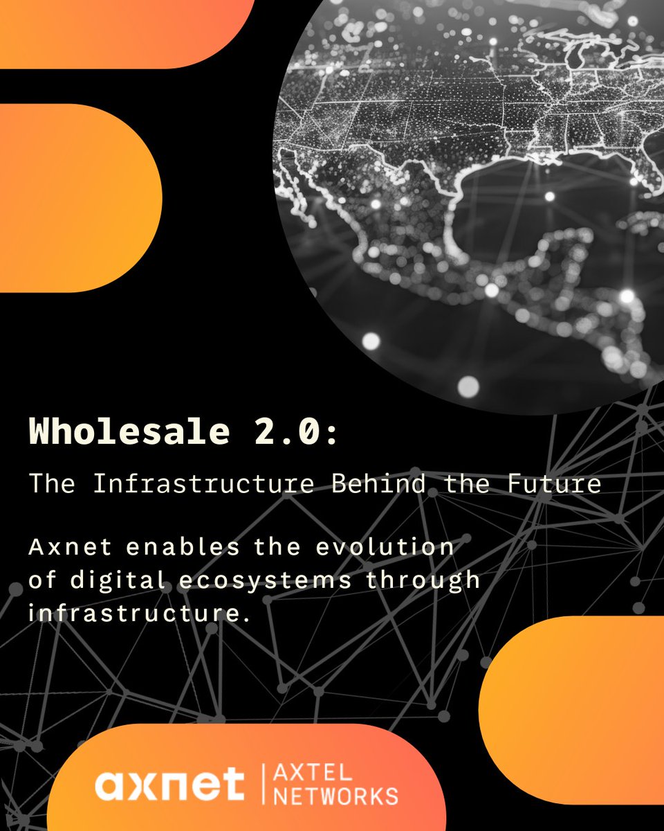 AxtelNetworks's tweet image. We connect what matters.

The wholesale market is evolving, and Axnet is ready: 
axtelnetworks.mx

#Wholesale2_0 #DigitalInfrastructure #Axnet  #FiberConnectivity #TechnologyThatConnectsYourLife