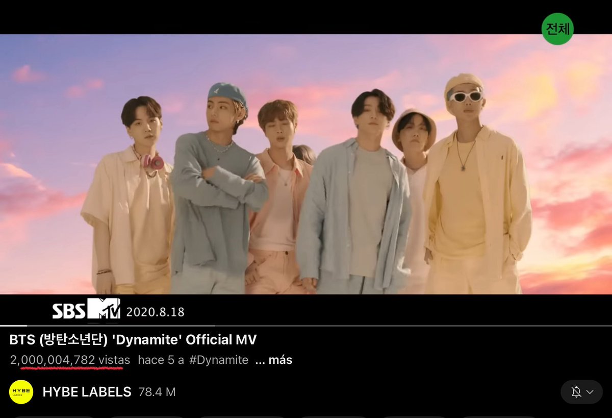 HanaBangtanie's tweet image. DYNAMITE reached 2B views on YouTube! WE DID IT!!! 💜

BTS becomes the first Asian act with 2B on YouTube

TODAY WE CELEBRATE 2B!!️ 🥳💜😭🎉🧨

#DynamiteTo2B
#DynamiteTo2BonYT
#ARMYonYouTube