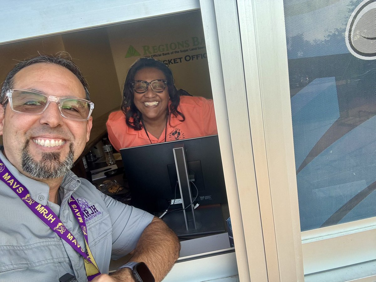 Once a Maverick, Always a Maverick! It was great to see Ms. Askew at the Space Cowboys game tonight :-)