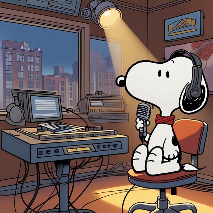 snoopyb047's tweet image. Snoopy radio 📻