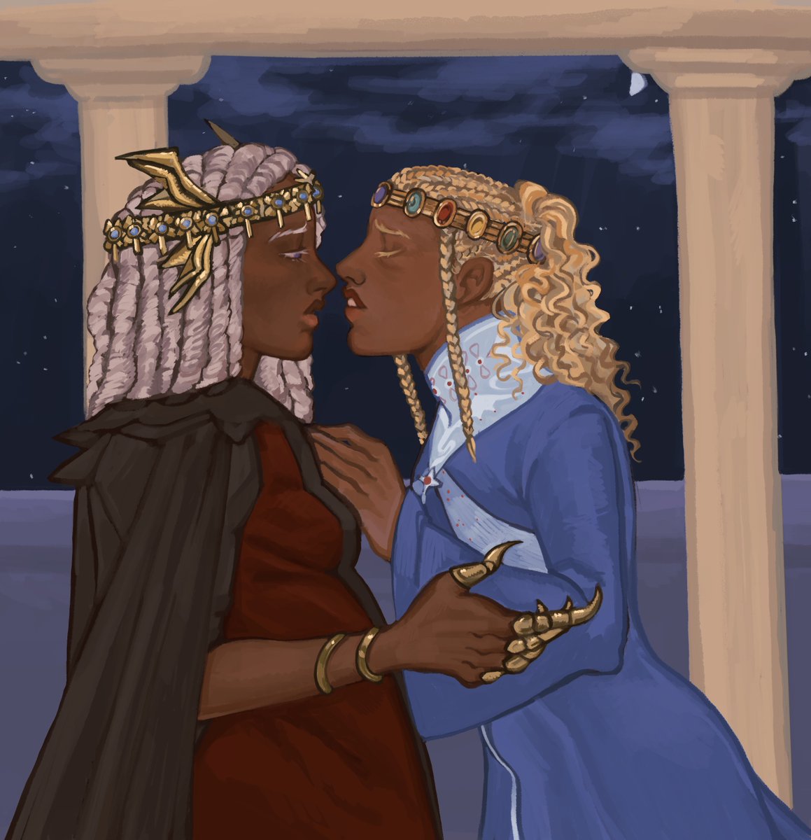 addaeron ceo ✨ (@addamsvelaryon) on Twitter photo "'She is Rhaenys, and I am Visenya. I have never thought otherwise.'" — Fire & Blood
rhaena the black bride and alysanne the good queen in 54AC c0mm by the talented and wonderful <a href="/nautieval/">CROKEBACK MOUNTAIN 🐋</a> 💕 "'She is Rhaenys, and I am Visenya. I have never thought otherwise.'" — Fire & Blood
rhaena the black bride and alysanne the good queen in 54AC c0mm by the talented and wonderful <a href="/nautieval/">CROKEBACK MOUNTAIN 🐋</a> 💕