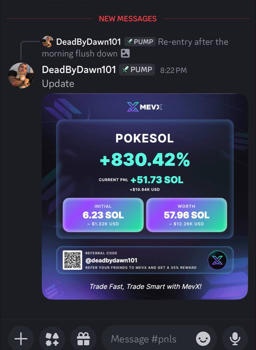 $1,320 -&gt; $12,260 on #PokeSol

this gem bot user has been on fire, having made $16.5K+ off a few massive trades

the biggest PNL so far in gem bot's short history 💎