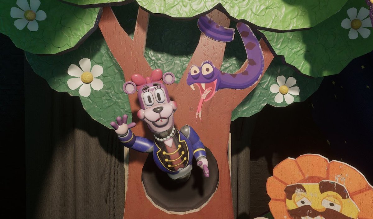 william killing fiona is probably one of the stupidest theories to ever come out of this fandom considering this is literally the only "evidence" for it. mrs helpful next to a purple snake. ok