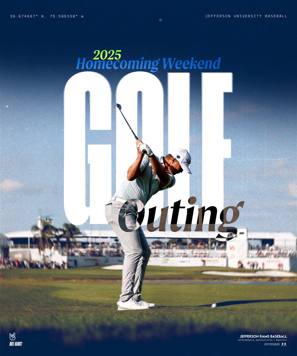 ⛳️🏌️‍♂️ Rams Baseball Golf Outing!

Join us for a great day on the course while supporting Jefferson Rams Baseball!

📅 September 26
📍 Walnut Lane Golf Club
🔗 Register now: attend.jefferson.edu/event/8dbe593b…

Spots will fill fast — don’t miss out! ⏳