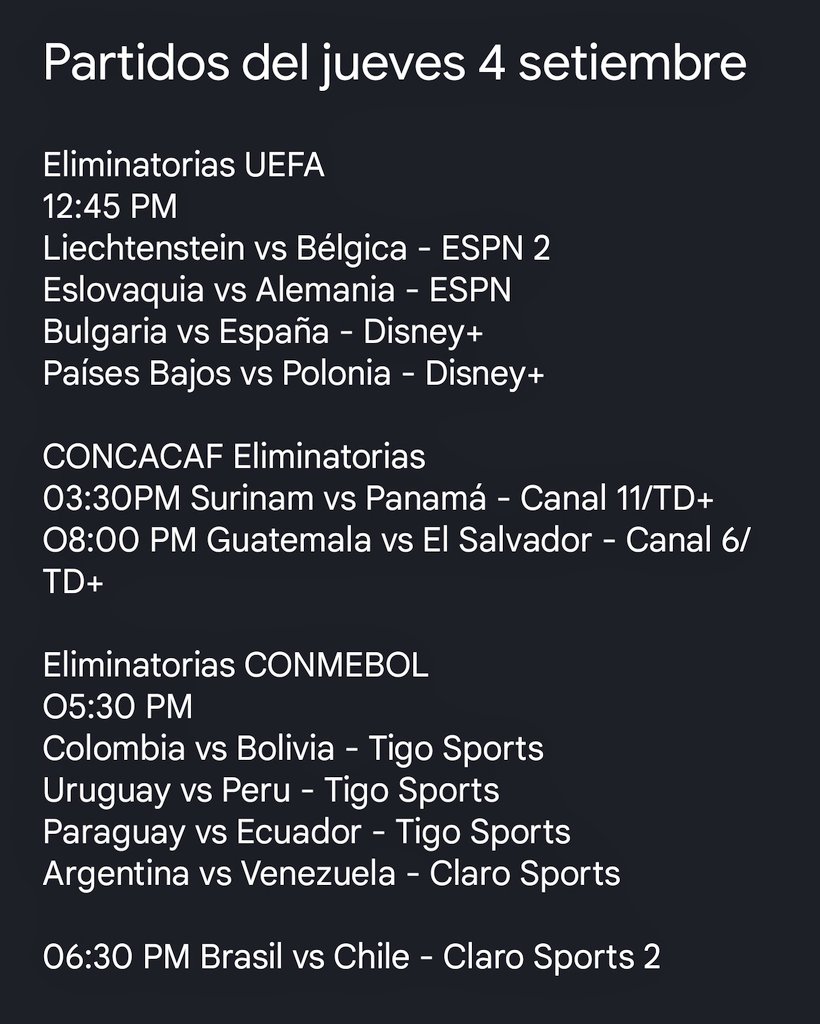 Las mejores leyendas de mañana 

JUEVES