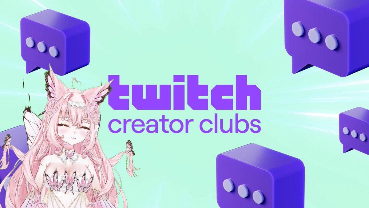I got into twitch creator club!! (What do i do here 👉🏻👈🏻💦)
