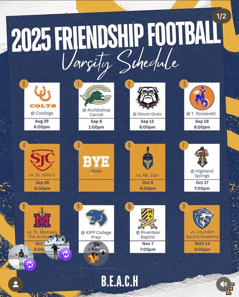 Week 2 @ Archbishop Carroll