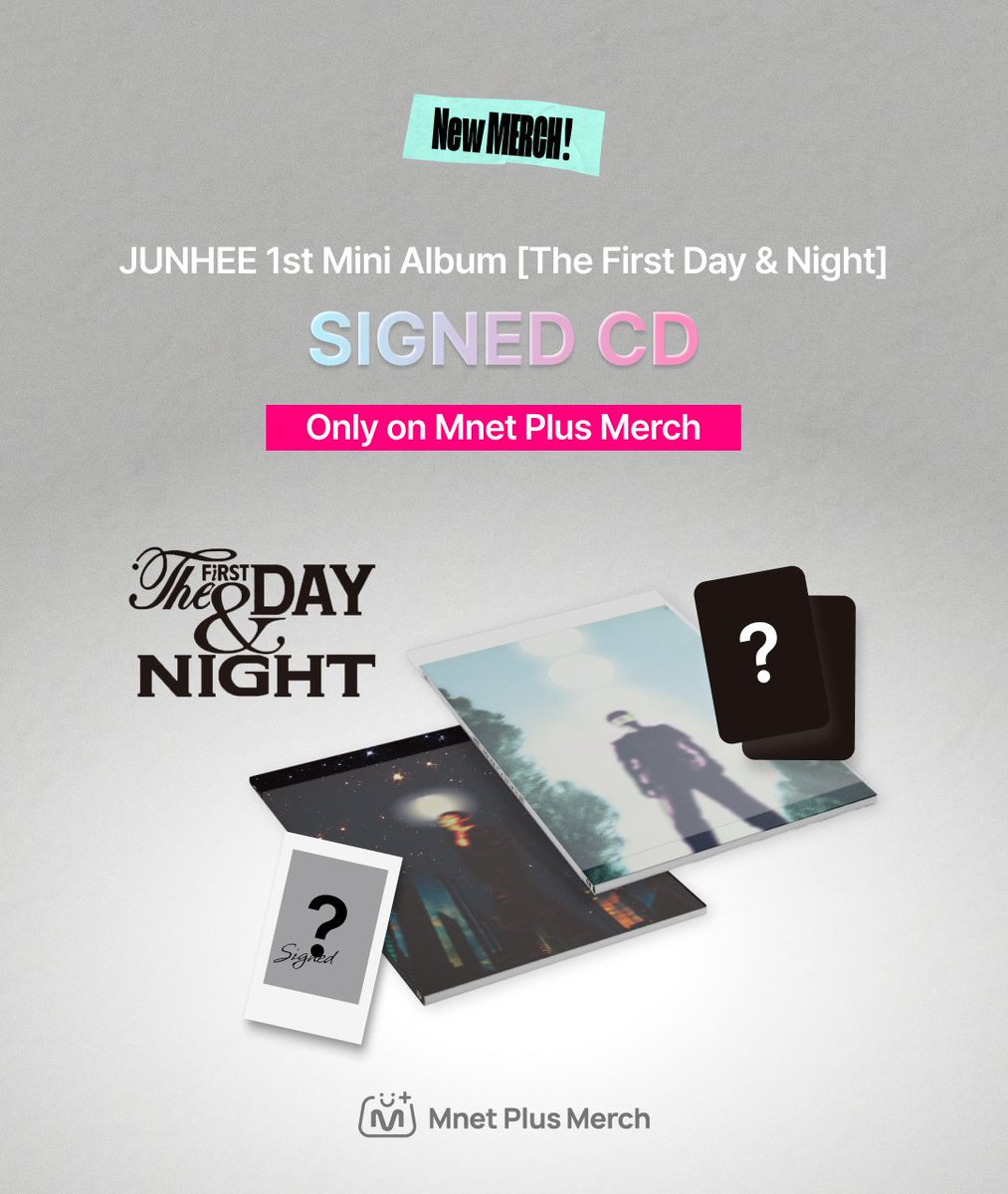 mnetplus's tweet image. [#MM] New MERCH! | You can buy #JUNHEE’s hand-signed CDs on 𝗠𝗻𝗲𝘁 𝗣𝗹𝘂𝘀 𝗠𝗲𝗿𝗰𝗵!💘

지금 𝗠𝗻𝗲𝘁 𝗣𝗹𝘂𝘀 𝗠𝗲𝗿𝗰𝗵에서
💿Product SIGNED JUNHEE - 1st Mini Album [The First Day &amp;amp; Night] 을 만나보세요!
➡  mnetplusmerch.com/shop/kr/produc…

🎁Event 1: 구매자 중 추첨을 통해 5명에게…