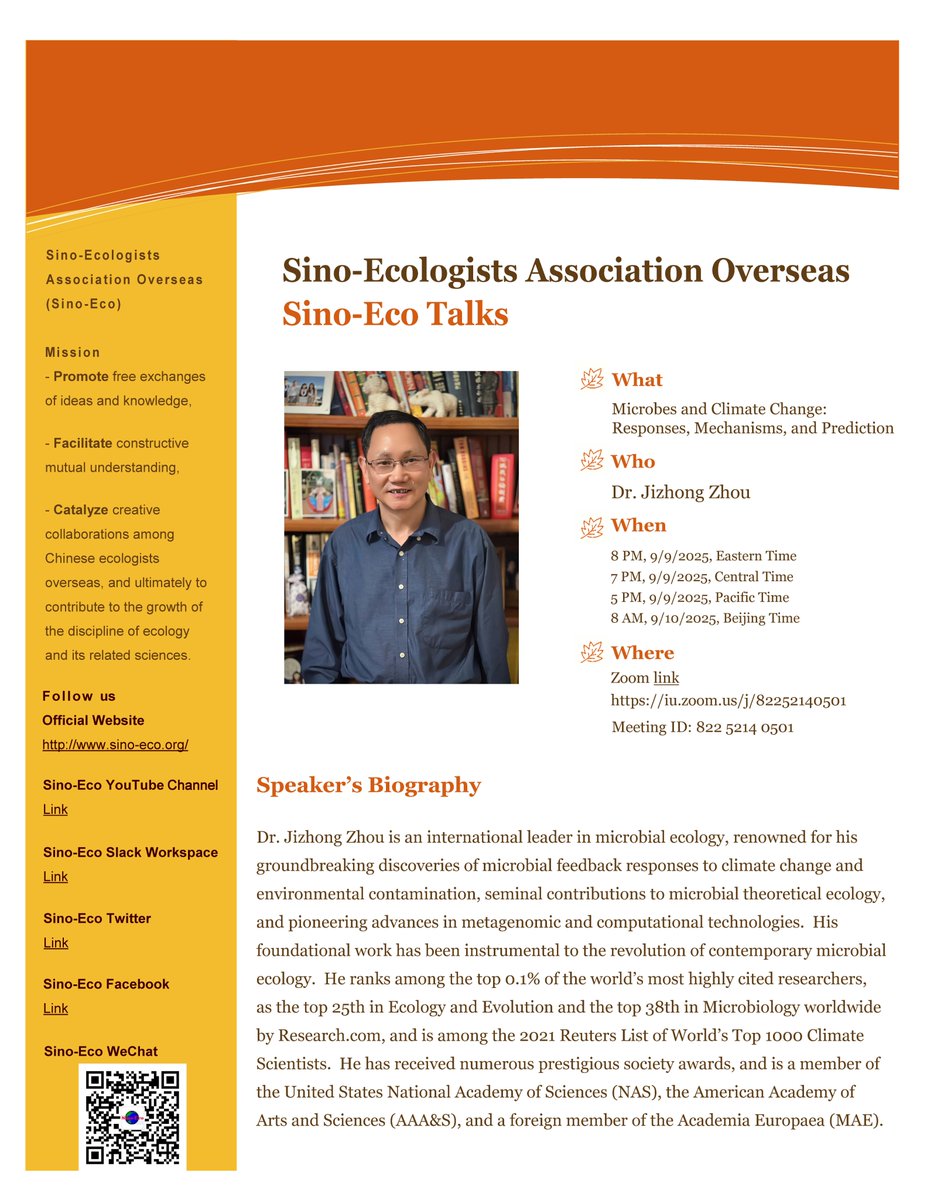 Sino-Ecologists Association Overseas (Sino-Eco) (@sino_eco_org) on Twitter photo 