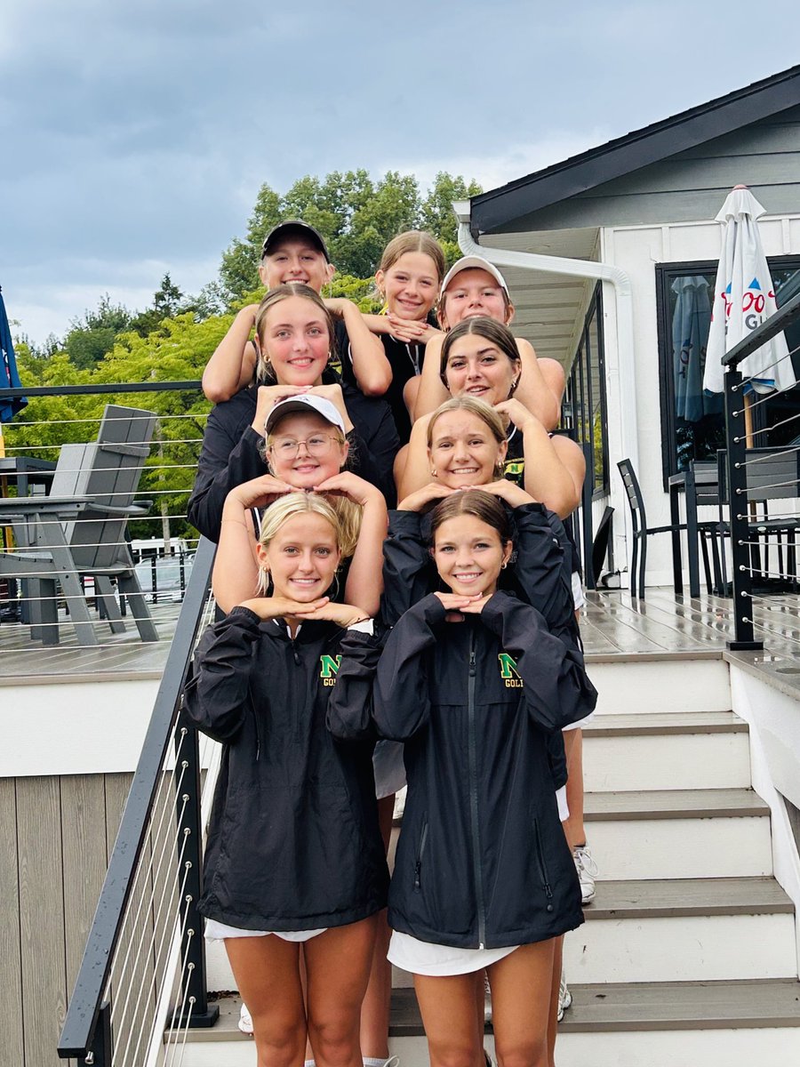 Raiders(149) 🔥🔥shoot a school record to claim 2 more NLC victories tonight over Northwood(167) and Wawasee(211)! 9-0, 5-0 NLC
Reschly 32(-4) 🔥🔥🥇School Record
Riegsecker 36
Kropf 36
Irving 45
Hartzell 47
<a href="/indianahsgolf/">Indiana HS Golf</a> <a href="/nridgeathletics/">Northridge Athletics</a>