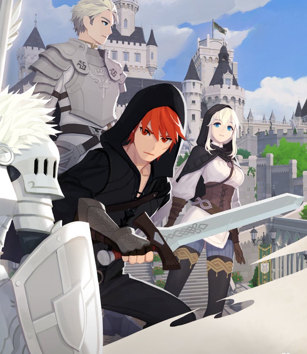 모바노기] 본가를모르시는 모바노기유저 여러분 잘부탁드립니다 저 그림의 흰머리 기사남자가 21년 본가 마비노기의 최초최고의첫사랑  아이던이라고합니다 퀘스트가 어떻게될지모르겠지만 드림의신 나크가 기깔나게 말아주는 달콤한첫사랑을 즐겨주세요 잘부탁드립니다, image size:1043x1199