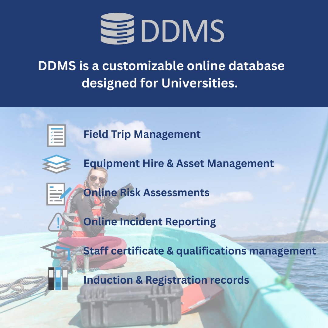 :
🎓Universities across Australia are streamlining operations with DDMS — a customizable, web-based platform for managing certifications, equipment, field trips &amp; more.
“DakTech took our complex needs in stride. I'd work with them again in a heartbeat”–UTS
DDMS - DakTech Software