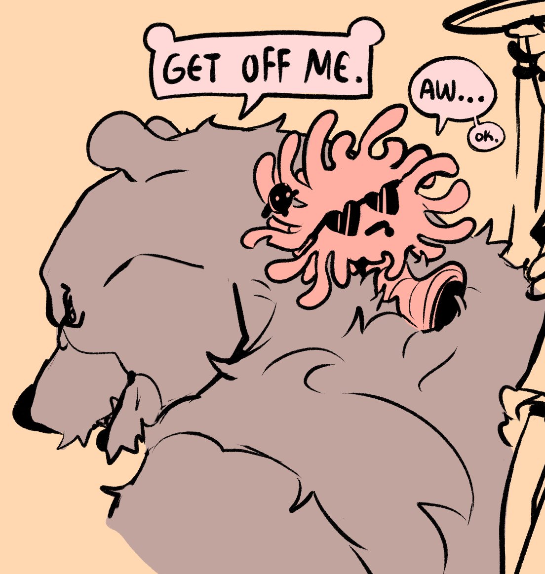 I still draw them together sometimes for kicks