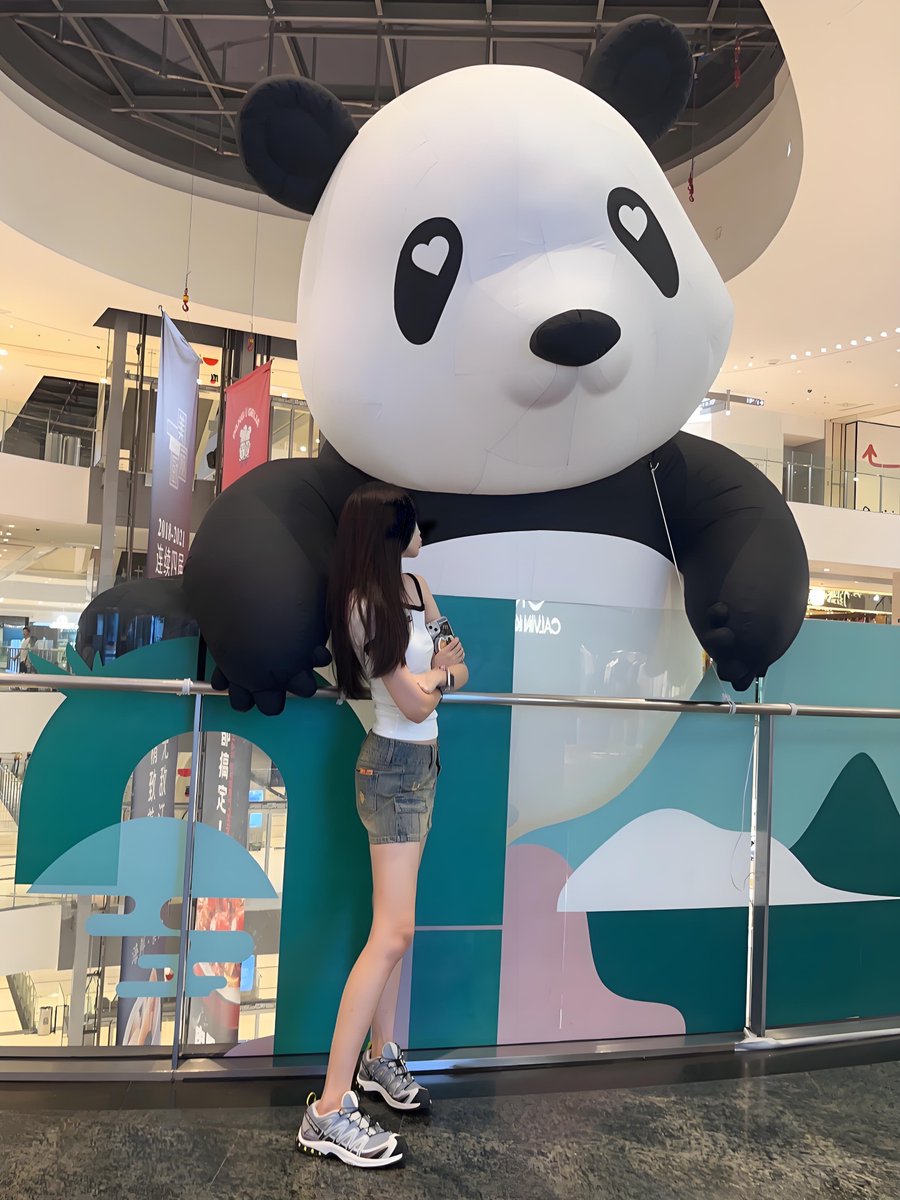 今日はショッピングのついでに
大きなパンダさんとパシャリ🐼💖
思わずハグしたくなる可愛さ✨
#お出かけ #ショッピング #パンダ好き