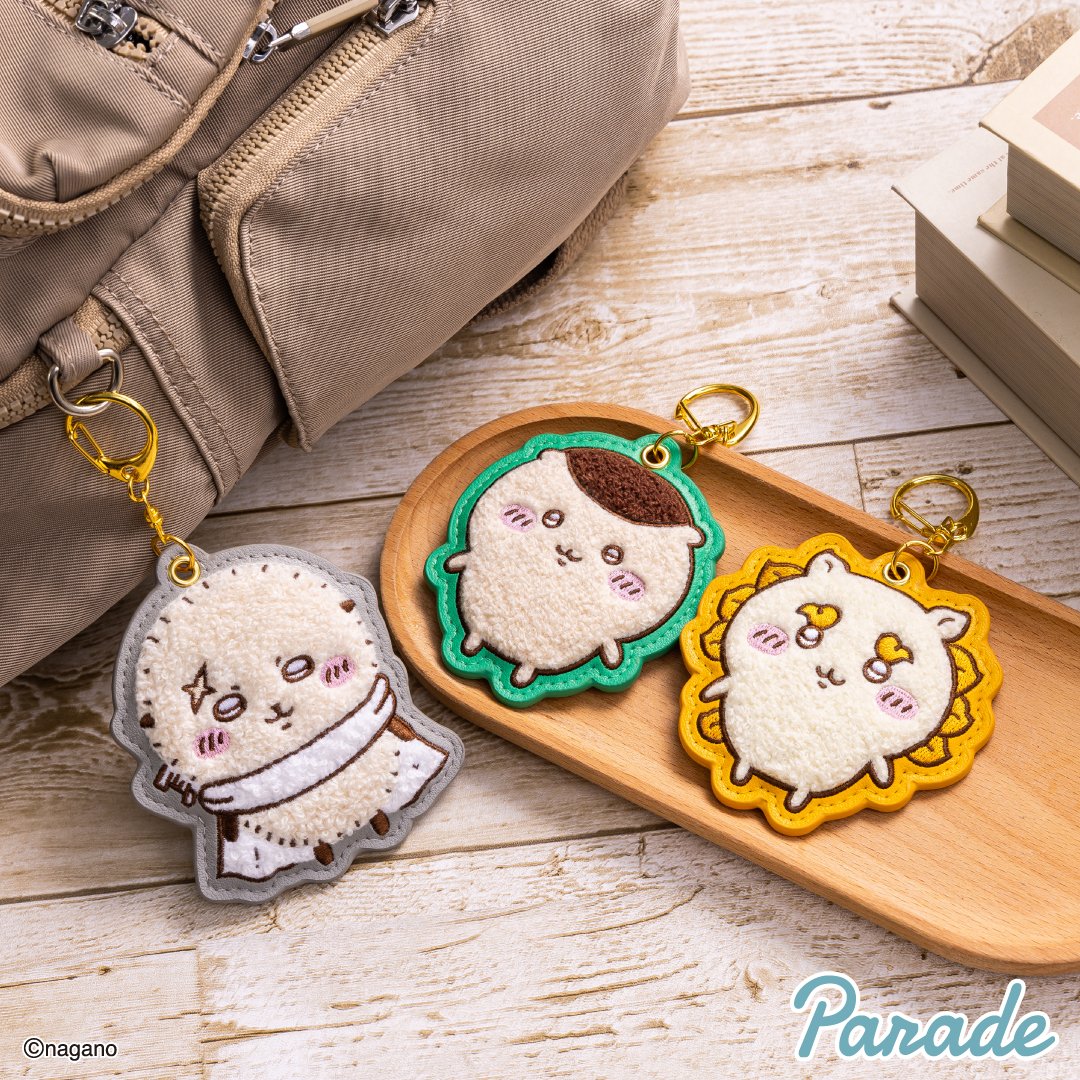 タ*ー様 ハンドメイド刺繍キーホルダー　ハチワレさんと桜文鳥さん ハンドメイド刺繍キーホルダー ハチワレさんと桜文鳥さん Item