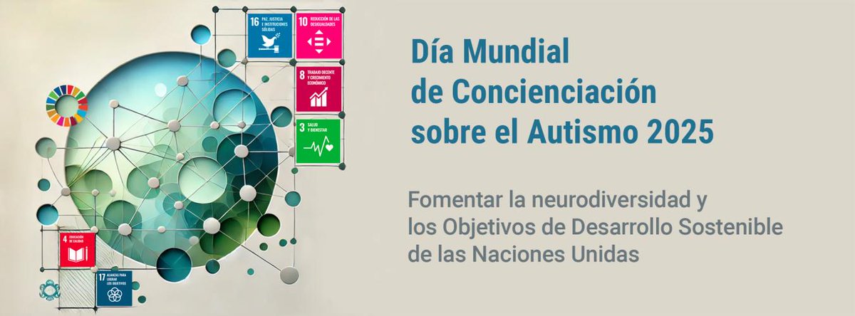 Día Mundial de Concienciación sobre el #Autismo 2025 – Mensaje del Secretario General de la ONU Desde que la Asamblea General de las Naciones Unidas designó el 2 de abril como Día Mundial de Concienciación sobre el Autismo en 2007, la ONU ha autismodiario.com/2025/03/28/dia…