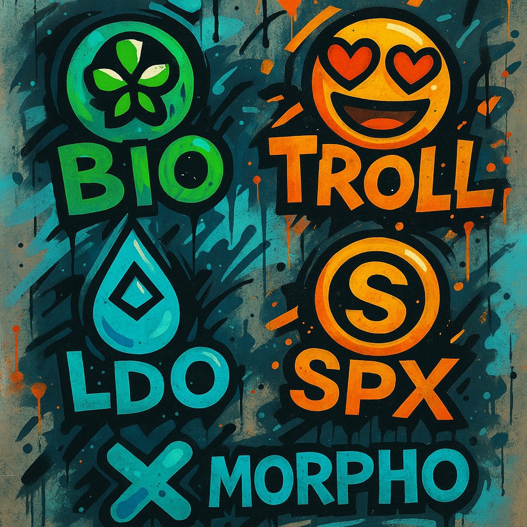 1/11
🚨 Market momentum thread 🚨
Let’s break down 9 tokens making big moves right now — from biotech hype to DeFi lending surges.
Some are explosive, some more steady.
Here’s what you need to know 👇
#Crypto #Altcoins