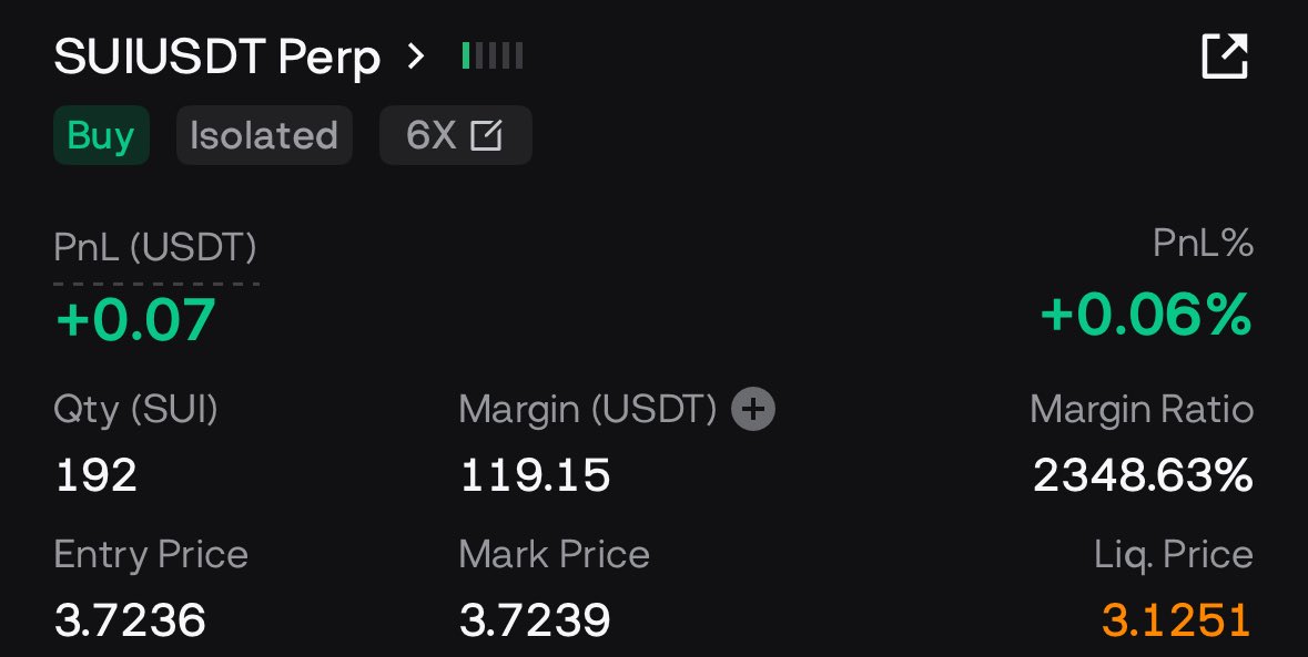200-1k

Long $Sui 

Another entry 3.62

Sl 3.49

I trade on BloFin 

Signup here :

partner.blofin.com/d/ArkiiTrades