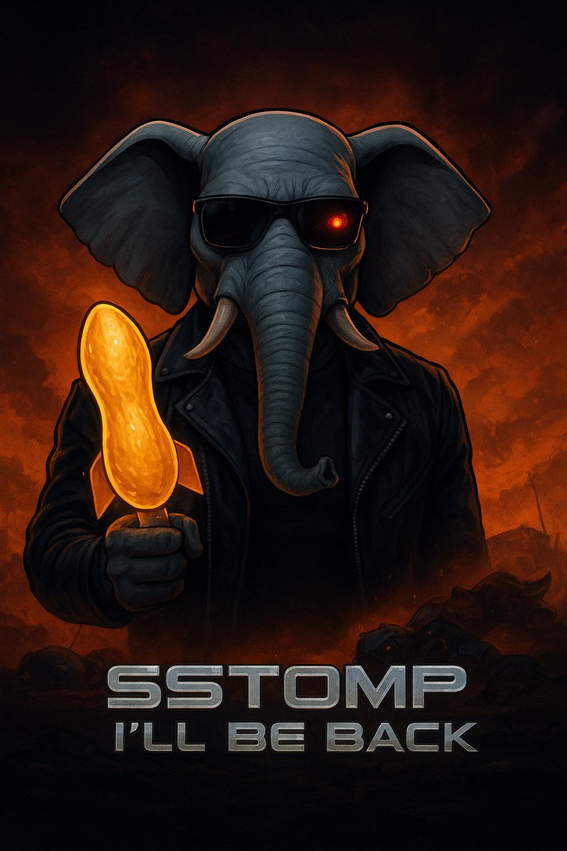 🚨 The founder just took a 1-week holiday.
That means less posts, less shilling…
…but remember:

$STOMP isn’t just a coin. It’s destiny.

“I’ll be back.” 🐘🔥

#STOMP #PulseChain #CryptoMemes