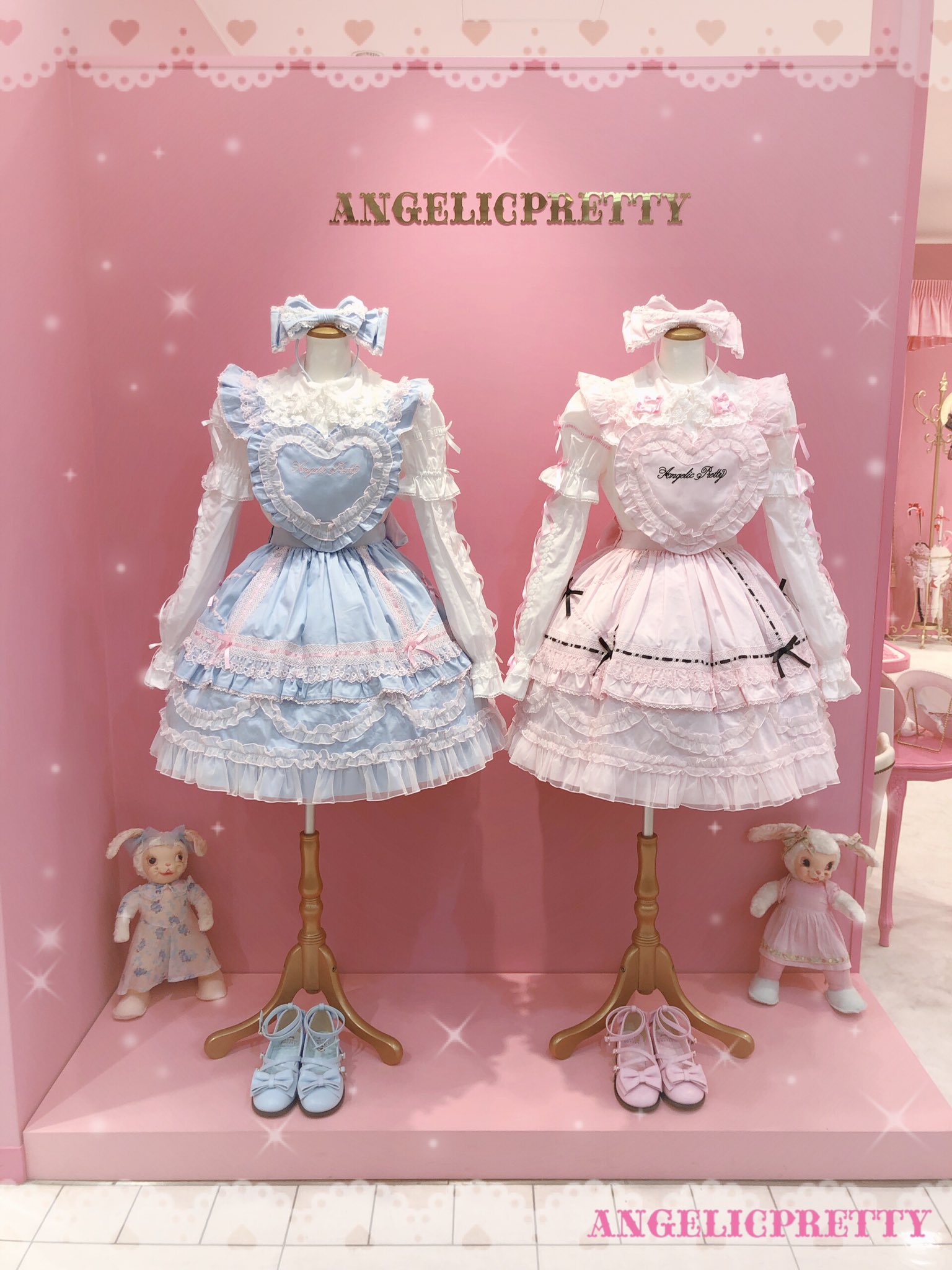 Diner Doll 胸あて付きスカート サックス Diner Doll 胸あて付きスカート サックス