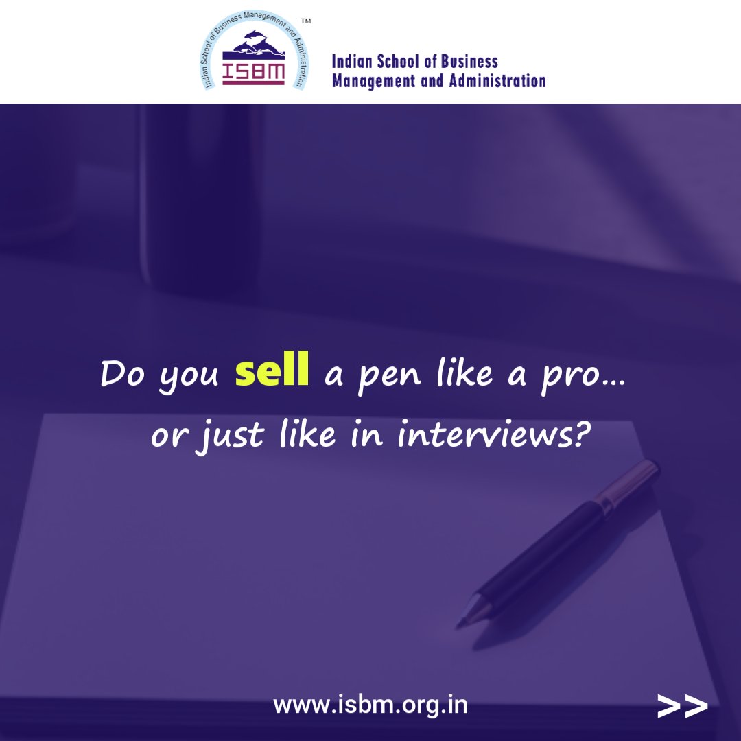 isbma's tweet image. 📈 “Don’t just sell a product, learn to sell an experience.”
Take your career to the next level with ISBM’s Post Graduate Program in Marketing &amp;amp; Sales. 🎓

#ISBM #MarketingAndSales #PostGraduateProgram #OnlineLearning #DistanceEducation #CareerGrowth #FutureReady