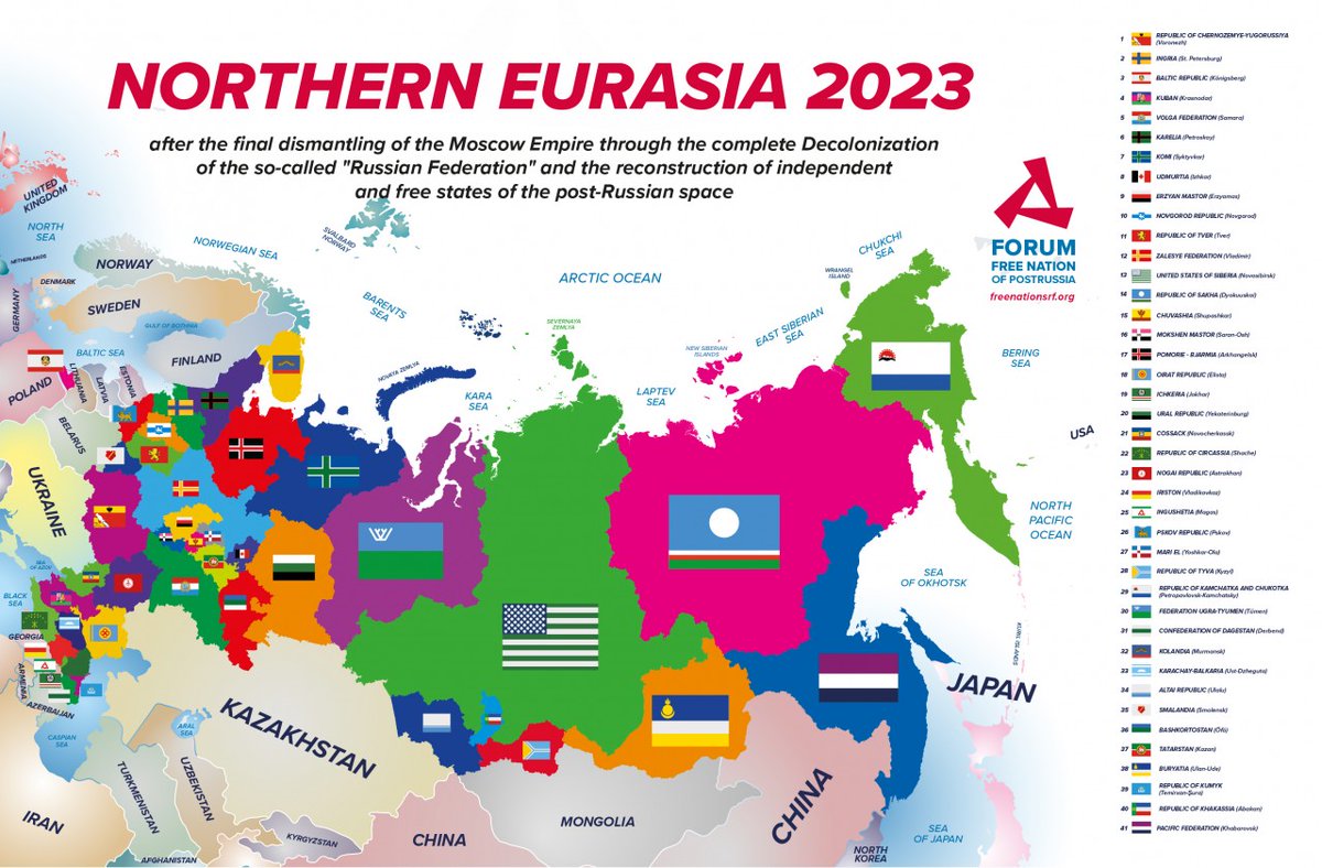 Maximil01012914's tweet image. &quot;Russia would cease to exist&quot;

A nation-state called &quot;Russia&quot; has never existed. All other empires were able to retreat to their motherland after the collapse of their colonial empire. In the case of the Russian Federation that is the city of Moscow.

#DecolonizationRF