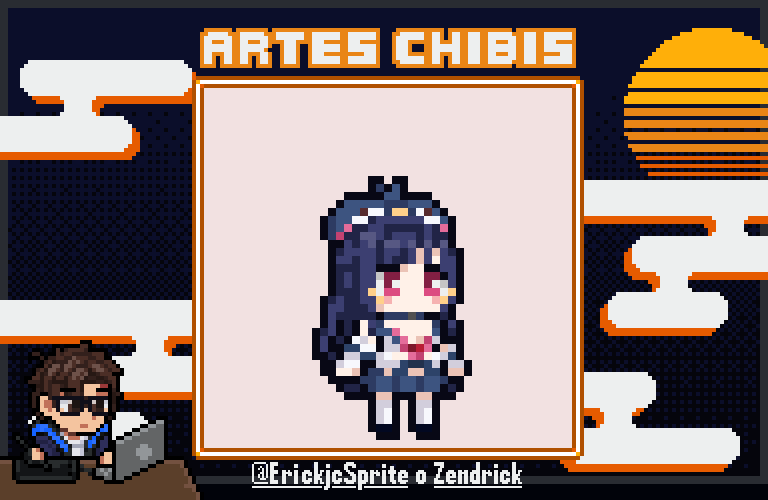 Zendrick_Art 🇵🇦 || 🍊⭐ (@erickjcsprite) on Twitter photo Un chibicito que le hice a la preciosa de <a href="/LizberryVT/">LizberryVT 🐧🍓</a> con la nueva ropa y colores del modelo✨
#pixelart #art #Vtuber #chibiart #LizberryArt Un chibicito que le hice a la preciosa de <a href="/LizberryVT/">LizberryVT 🐧🍓</a> con la nueva ropa y colores del modelo✨
#pixelart #art #Vtuber #chibiart #LizberryArt