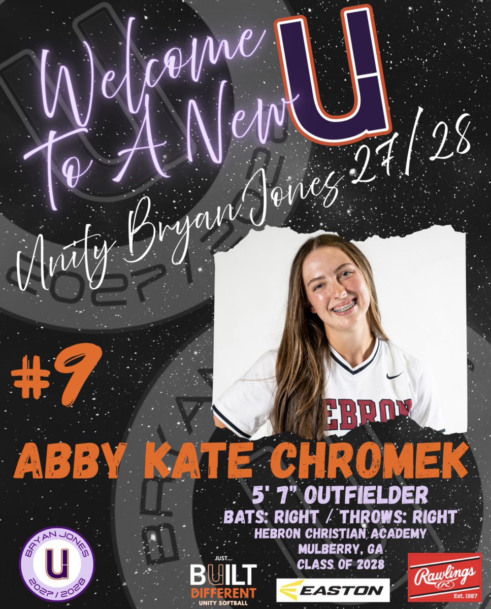 UNITY Lott 16u (@unity_lott_16u) on Twitter photo Welcome OF <a href="/AKChromek9/">AK Chromek 2028</a> to the “U” from Dacula,Georgia <a href="/softball_lions/">Lady Lions Softball</a>. Hardest worker on the field, work ethic is on point. Speed,Skill and Strength unmatched and will have the OF on lock.
<a href="/SoftbalAmerica/">Softball America</a> <a href="/LineDsoftball/">Line Drive Media</a> <a href="/ExtraInningSB/">EXTRA INNING SOFTBALL</a> <a href="/BJonesDukeSB/">Bryan Jones</a> <a href="/VAUnitySB/">Unity Softball</a> <a href="/UnityCoachJosh/">Josh Johnson</a> Welcome OF <a href="/AKChromek9/">AK Chromek 2028</a> to the “U” from Dacula,Georgia <a href="/softball_lions/">Lady Lions Softball</a>. Hardest worker on the field, work ethic is on point. Speed,Skill and Strength unmatched and will have the OF on lock.
<a href="/SoftbalAmerica/">Softball America</a> <a href="/LineDsoftball/">Line Drive Media</a> <a href="/ExtraInningSB/">EXTRA INNING SOFTBALL</a> <a href="/BJonesDukeSB/">Bryan Jones</a> <a href="/VAUnitySB/">Unity Softball</a> <a href="/UnityCoachJosh/">Josh Johnson</a>