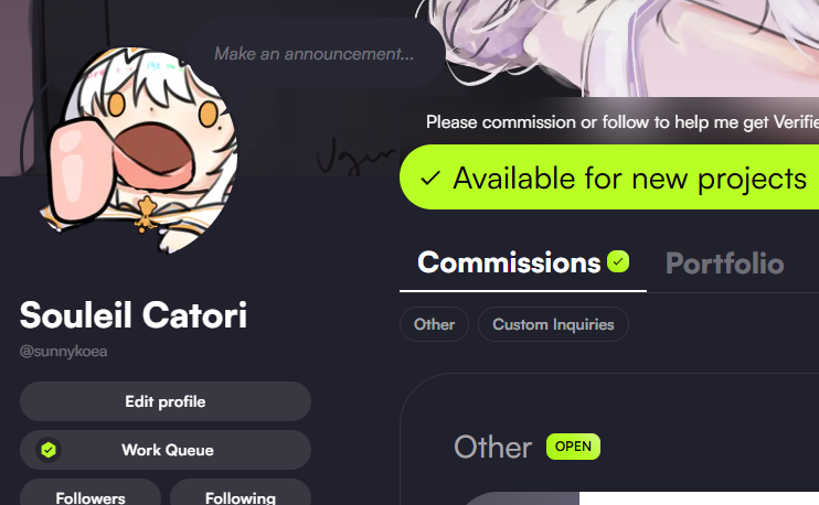 Thanks to the amazing Pixel-Latte I'm now able to take commissions on Vgen! 😭😭💛💛💛🫶
I can hardly believe it
#commissionopen #VGen #VGenOpen