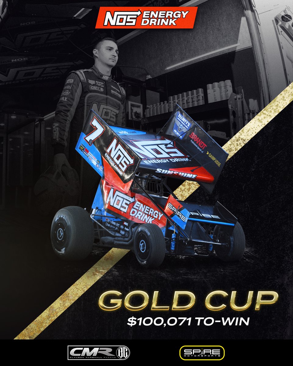 Clauson Marshall Racing (@clausonmarshall) on Twitter photo It's Gold Cup Raceday at Silver Dollar Speedway for <a href="/GioScelzi/">Gio Scelzi</a> and the @NOSEnergyDrink 7BC team with <a href="/HighLimitRacing/">High Limit Racing</a>!
Watch us start from 3rd tonight on FloRacing: bit.ly/3JvoNv6
<a href="/SpireMotorsport/">Spire Motorsports</a>
#NOSEnergyDrink #NOSEnergyBrandPartner It's Gold Cup Raceday at Silver Dollar Speedway for <a href="/GioScelzi/">Gio Scelzi</a> and the @NOSEnergyDrink 7BC team with <a href="/HighLimitRacing/">High Limit Racing</a>!
Watch us start from 3rd tonight on FloRacing: bit.ly/3JvoNv6
<a href="/SpireMotorsport/">Spire Motorsports</a>
#NOSEnergyDrink #NOSEnergyBrandPartner