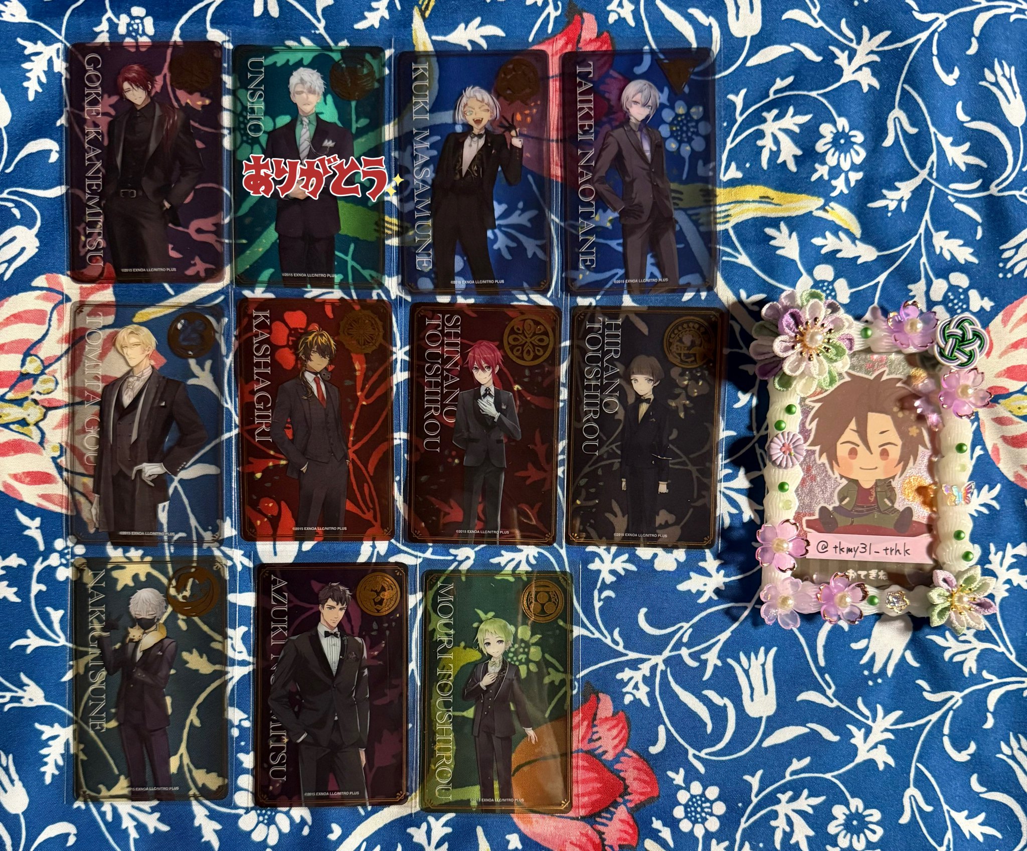 刀剣乱舞 大本丸博 大慶直胤 九鬼正宗 クリアカード 刀剣乱舞 大本丸博 大慶直胤 九鬼正宗 クリアカード - メルカリ