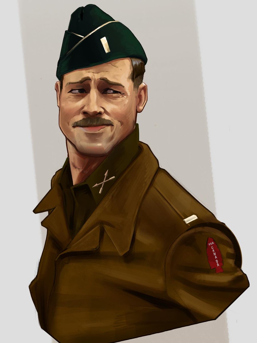 Aldo Raine. Painting study
#Aldo #ingloriousbasterds #procreate #painting