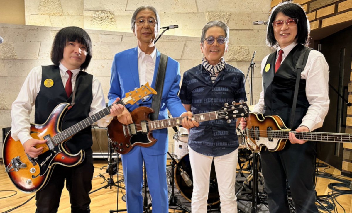 本日です！『HIT SONG MAKERS グループサウンズ・スペシャル』BSフジ19:00〜20:55。ピーさん＆タローさんとジェフ＆ネロで一曲生演奏しました。バッチリだったかどうか不安なんだけど〜お手柔らかに(^◇^;) #瞳みのる #森本太郎 #ザタイガース

tinyurl.com/yhp9p954