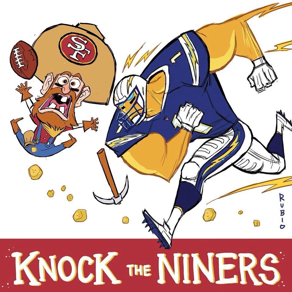 GAMEDAY is tomorrow
#BoltFam @Chargers

Another #BoltHero Classic!
NO AI! All hand drawn!