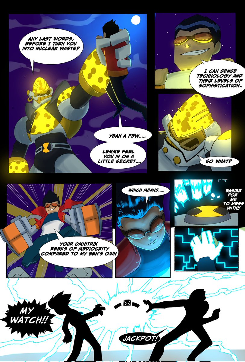 OMNIVERSE WAR PART 8: rex hijacks and destroys an evil Ben's watch #ben10 #INVINCIBLEWAR  #CartoonNetwork