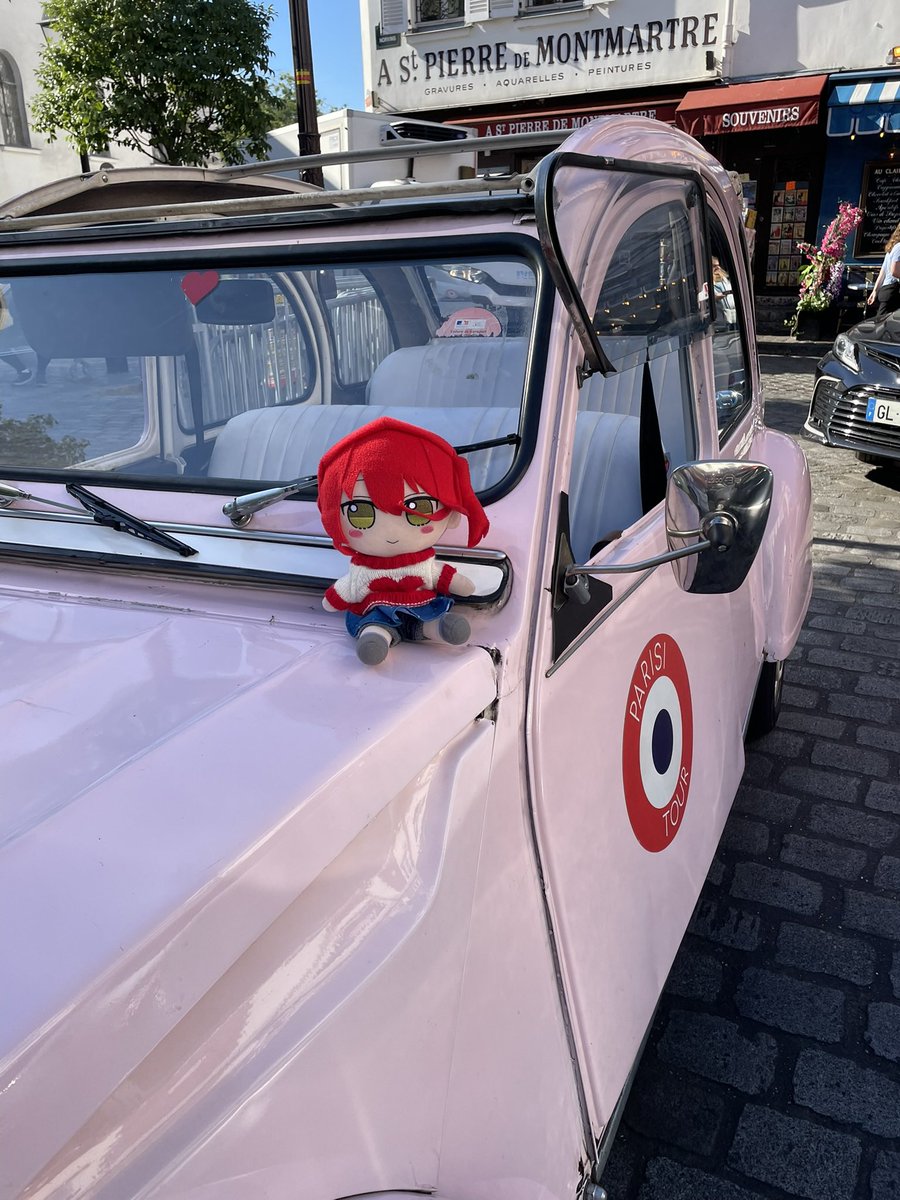 yokogashapon's tweet image. Ikuyo ready to take the wheel down nostalgia avenue #plushiecommunity #plushielife #travel #paris #holiday #summer #weekend #project #otaku #plush #kawaii #anime #plushie #adventure #plushies #photoshoot #travelphotography #photo #photography #love #memes #friends #fun #sun #cute